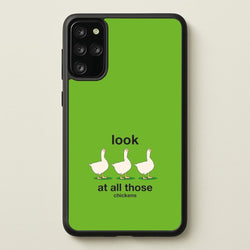 Look At All Those Chickens - Memes  - Memes Phone Case for Galaxy S20 Plus