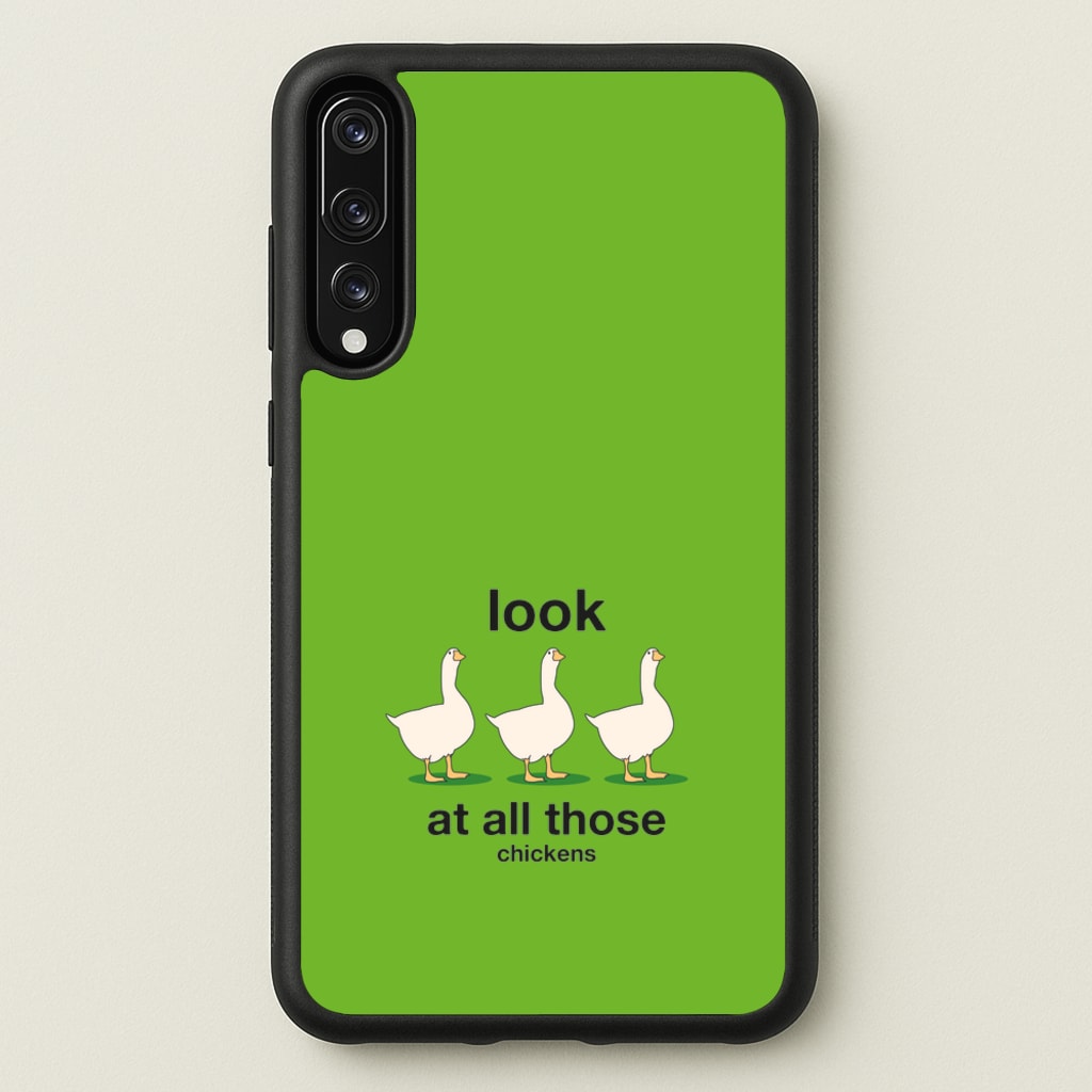 Look At All Those Chickens - Memes  - Memes Phone Case for Huawei P20 Pro