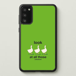 Look At All Those Chickens - Memes  - Memes Phone Case for Galaxy S20FE