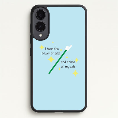 I Have The Power Of God And Anime On My Side - Memes  - Memes Phone Case for Galaxy S25 Edge