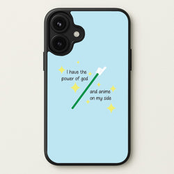 I Have The Power Of God And Anime On My Side - Memes Phone Case for iPhone 17