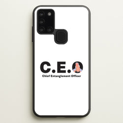 Chief Entanglement Officer  - TikTok Trends Phone Case for Galaxy A21s