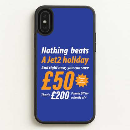 Nothing Beats A Jet Holiday  - TikTok Trends Phone Case for iPhone XS Max