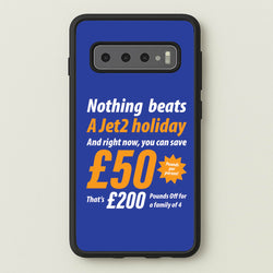 Nothing Beats A Jet Holiday  - TikTok Trends Phone Case for Galaxy S10