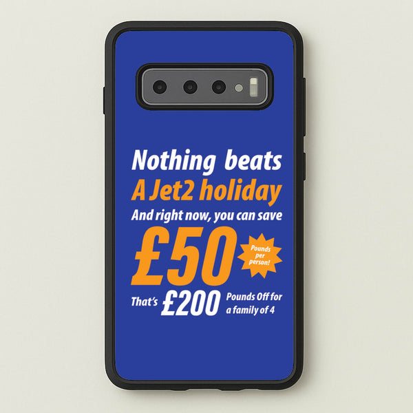 Nothing Beats A Jet Holiday  - TikTok Trends Phone Case for Galaxy S10