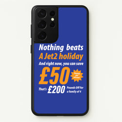 Nothing Beats A Jet Holiday  - TikTok Trends Phone Case for Galaxy S21 Ultra