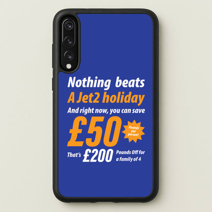 Nothing Beats A Jet Holiday  - TikTok Trends Phone Case for Huawei P20 Pro