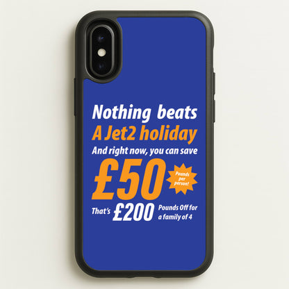 Nothing Beats A Jet Holiday  - TikTok Trends Phone Case for iPhone X / XS