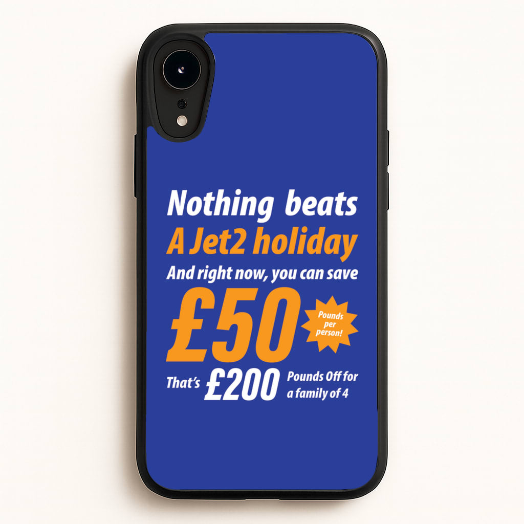 Nothing Beats A Jet Holiday  - TikTok Trends Phone Case for iPhone XR