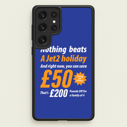 Nothing Beats A Jet Holiday  - TikTok Trends Phone Case for Galaxy S22 Ultra