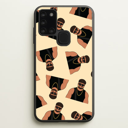 Ibiza Final Boss Pattern  - Memes Phone Case for Galaxy A21s