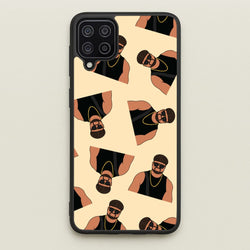 Ibiza Final Boss Pattern  - Memes Phone Case for Galaxy A12