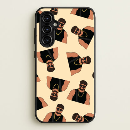 Ibiza Final Boss Pattern  - Memes Phone Case for Galaxy A54