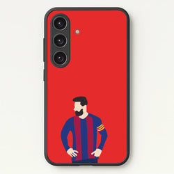 Messi Barca  - Messi Phone Case for Galaxy S24 Plus