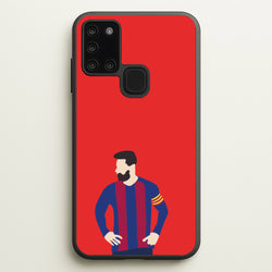 Messi Barca  - Messi Phone Case for Galaxy A21s