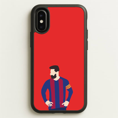 Messi Barca  - Messi Phone Case for iPhone X / XS