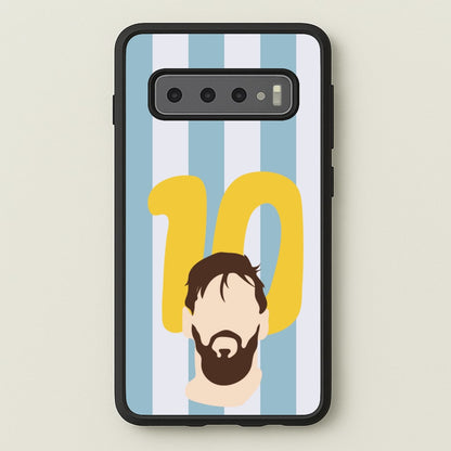 Number 10 - Messi  - Messi Phone Case for Galaxy S10