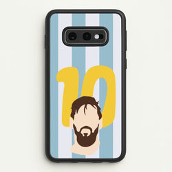 Number 10 - Messi  - Messi Phone Case for Galaxy S10e