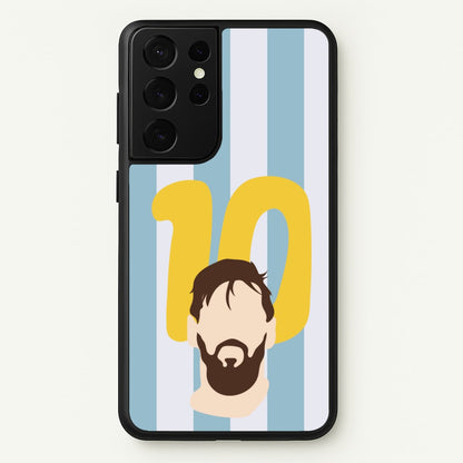Number 10 - Messi  - Messi Phone Case for Galaxy S21 Ultra