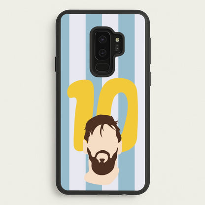 Number 10 - Messi  - Messi Phone Case for Galaxy S9 Plus