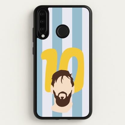 Number 10 - Messi  - Messi Phone Case for Huawei P30 Lite