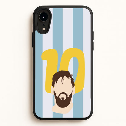 Number 10 - Messi  - Messi Phone Case for iPhone XR