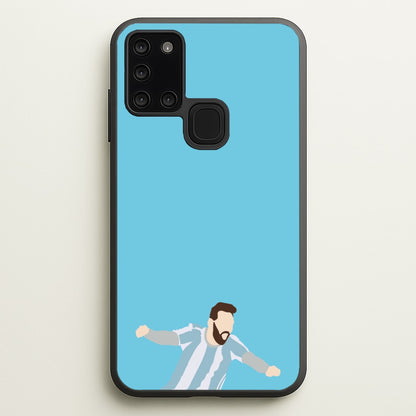 Goal - Messi  - Messi Phone Case for Galaxy A21s