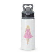 Pink Dress - Margot Active Water Bottle 1