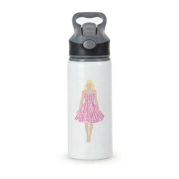 Pink Dress - Margot Active Water Bottle - Black
