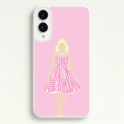 Pink Dress - Margot  - Margot Robbie Phone Case for Galaxy S25 Edge