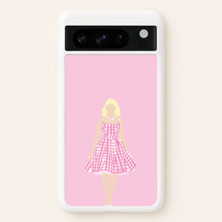 Pink Dress - Margot  - Margot Robbie Phone Case for Google Pixel 8 Pro