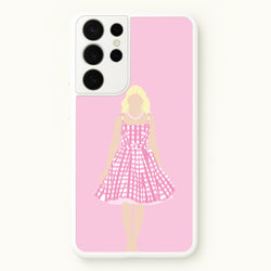 Pink Dress - Margot  - Margot Robbie Phone Case for Galaxy S21 Ultra