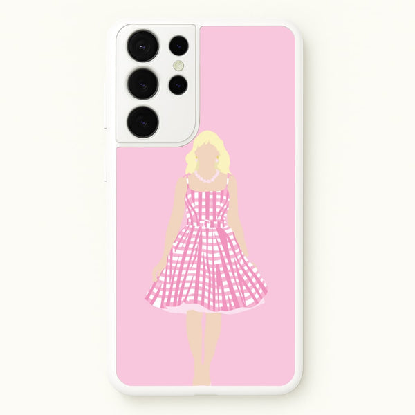 Pink Dress - Margot  - Margot Robbie Phone Case for Galaxy S21 Ultra
