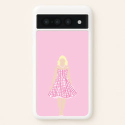 Pink Dress - Margot  - Margot Robbie Phone Case for Google Pixel 7 Pro