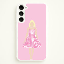 Pink Dress - Margot  - Margot Robbie Phone Case for Galaxy S23 Plus