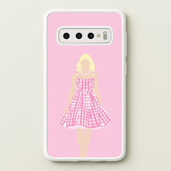 Pink Dress - Margot  - Margot Robbie Phone Case for Galaxy S10 Plus