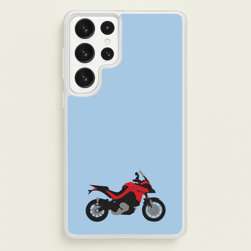 Red Motorbike - Motorbike  - Moto GP Phone Case for Galaxy S22 Ultra