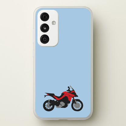 Red Motorbike - Motorbike  - Moto GP Phone Case for Galaxy A55