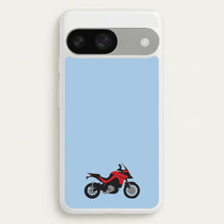 Red Motorbike - Motorbike  - Moto GP Phone Case for Google Pixel 9 / 9 Pro