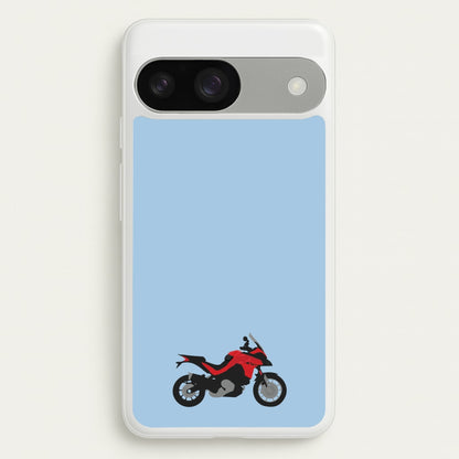 Red Motorbike - Motorbike  - Moto GP Phone Case for Google Pixel 9 / 9 Pro