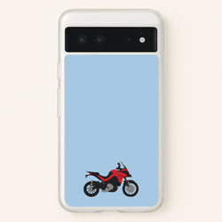 Red Motorbike - Motorbike  - Moto GP Phone Case for Google Pixel 6