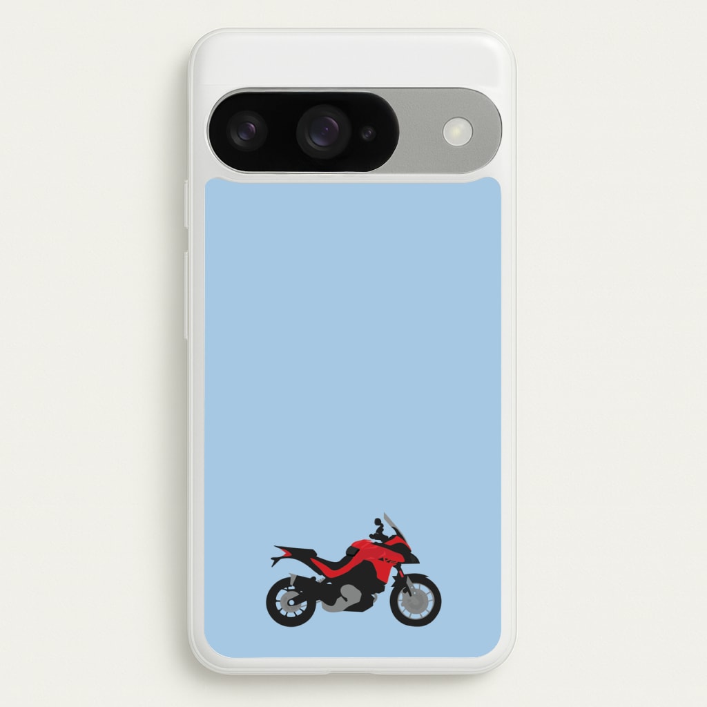 Red Motorbike - Motorbike Phone Case for Google Pixel 10 / 10 Pro