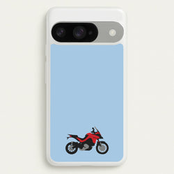 Red Motorbike - Motorbike Phone Case for Google Pixel 10 / 10 Pro