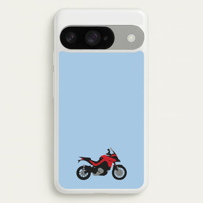 Red Motorbike - Motorbike Phone Case for Google Pixel 10 / 10 Pro