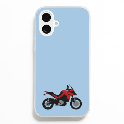 Red Motorbike - Motorbike  - Moto GP Phone Case for iPhone 16 Plus