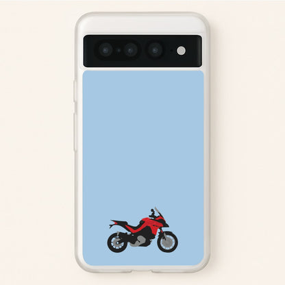 Red Motorbike - Motorbike  - Moto GP Phone Case for Google Pixel 7 Pro