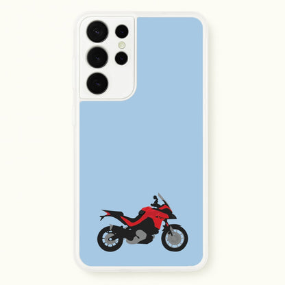 Red Motorbike - Motorbike  - Moto GP Phone Case for Galaxy S21 Ultra