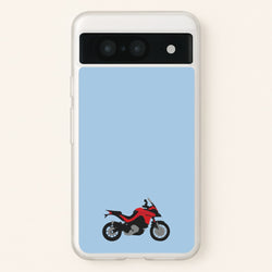 Red Motorbike - Motorbike  - Moto GP Phone Case for Google Pixel 8