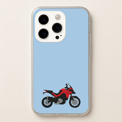 Red Motorbike - Motorbike  - Moto GP Phone Case for iPhone 15 Pro