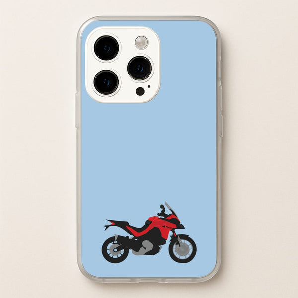 Red Motorbike - Motorbike  - Moto GP Phone Case for iPhone 15 Pro